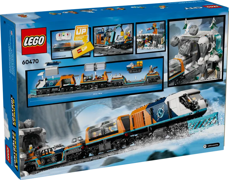 LEGO® City Explorers’ Arctic Polar Express Train 60470 Box