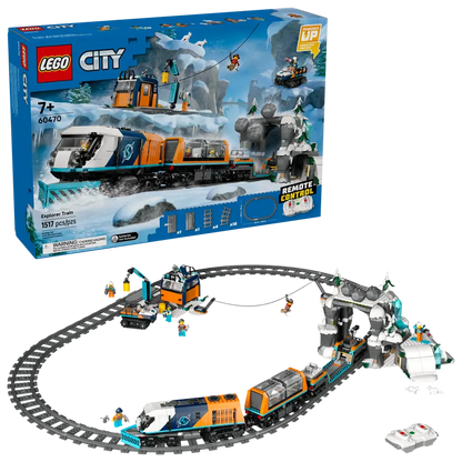 LEGO® City Explorers’ Arctic Polar Express Train 60470 with packaging