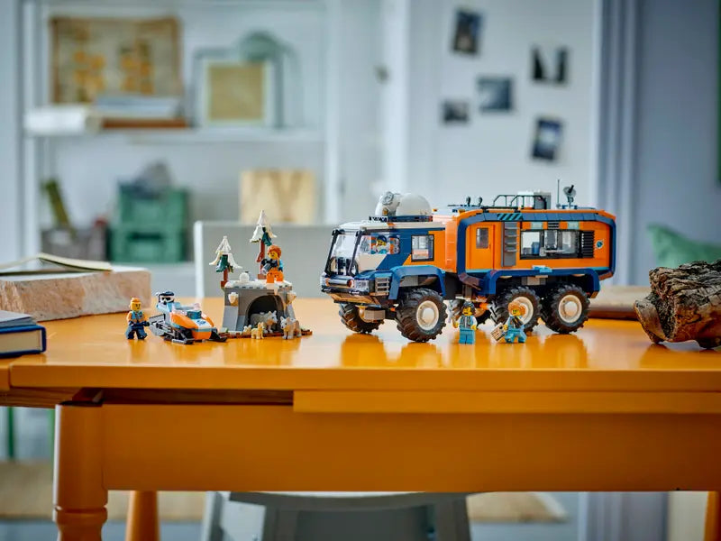 LEGO® City Arctic Explorer Science Lab Truck 60471 displayed on a table