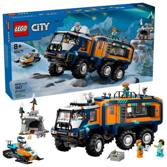 LEGO® City Arctic Explorer Science Lab Truck 60471 with packaging