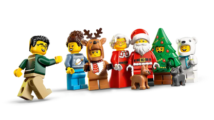 LEGO® City 60475 Advent Calendar 2025 Includes Santa and Mrs. Claus minifigures, characters with polar bear, reindeer and holiday tree costumes