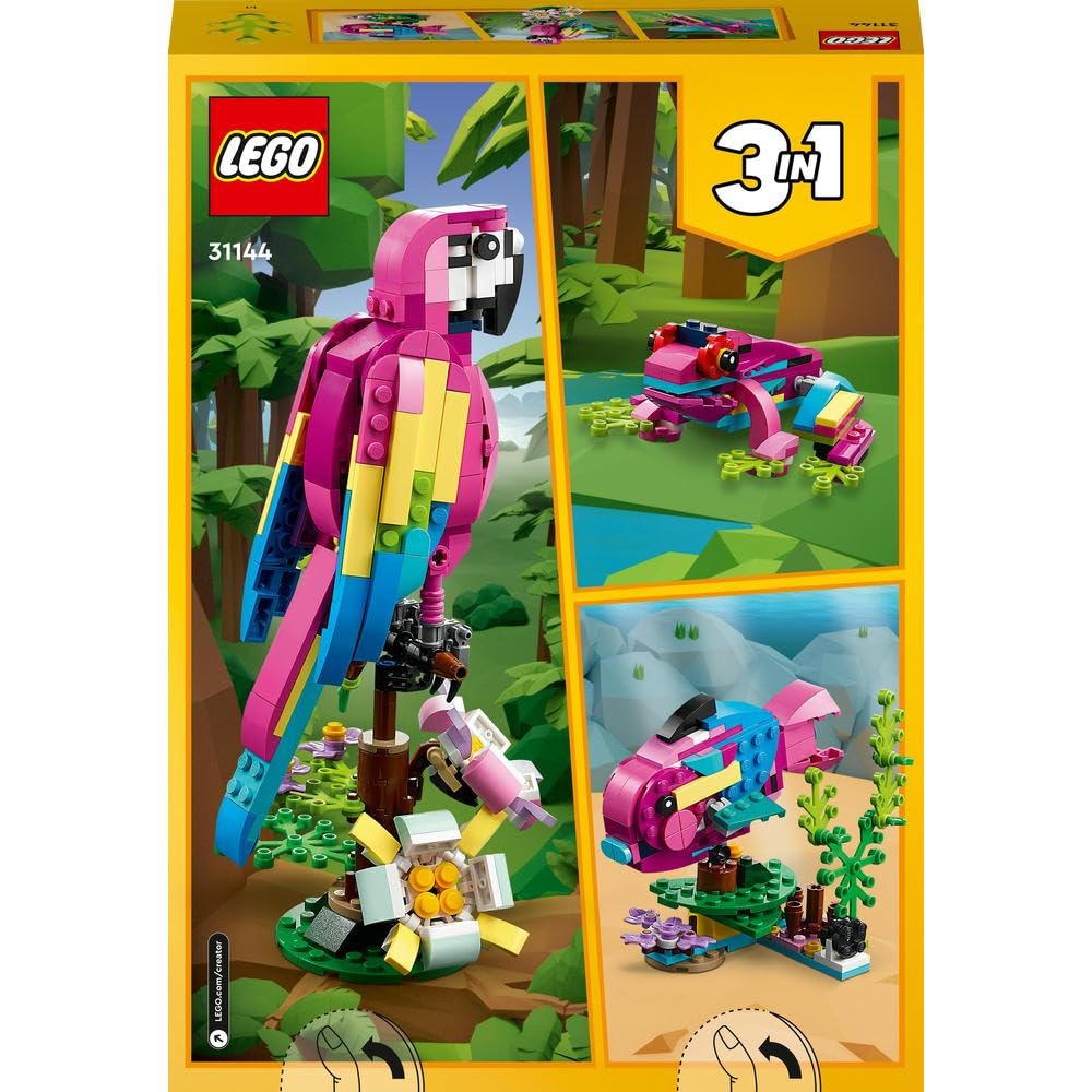 LEGO® Creator Exotischer pinkfarbener Papagei 31144