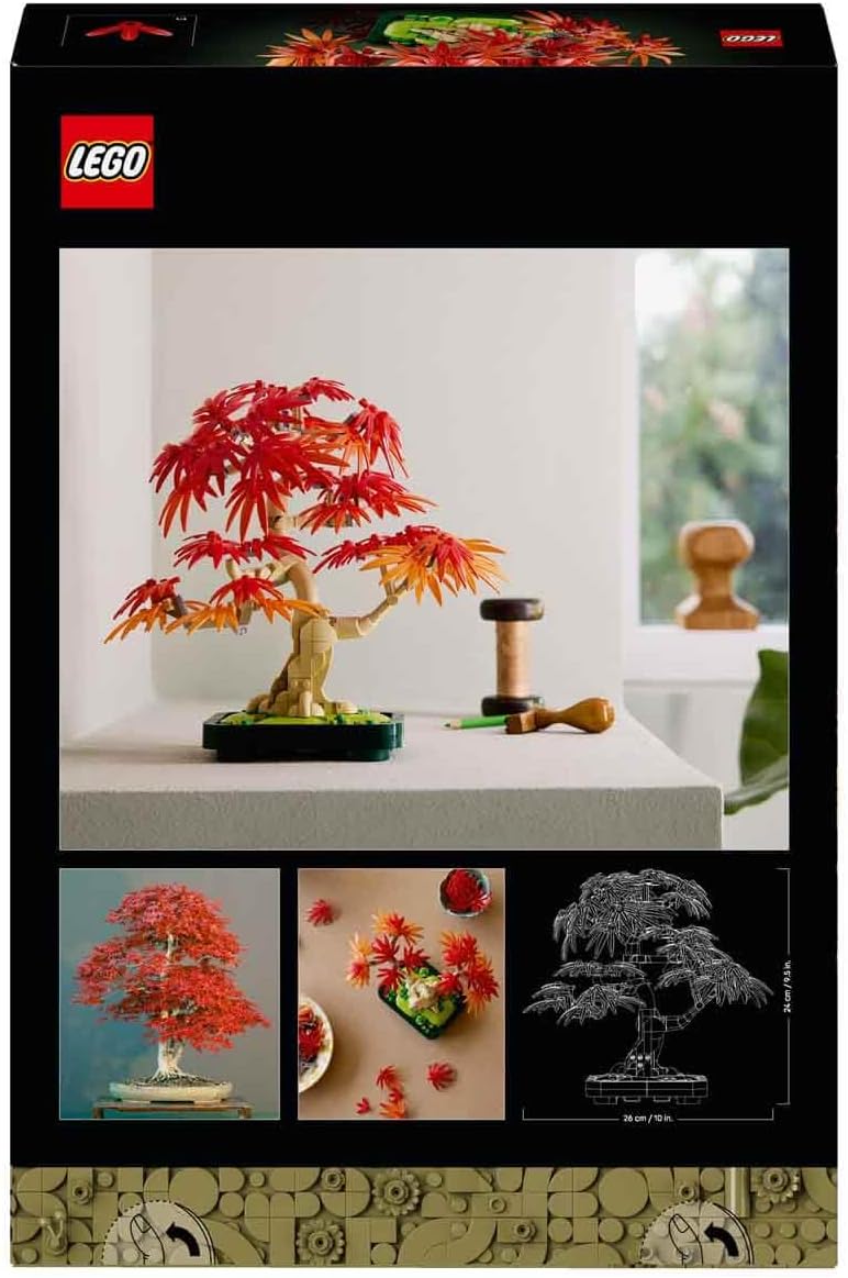 LEGO Botanicals Japanese Red Maple Bonsai Tree 10348