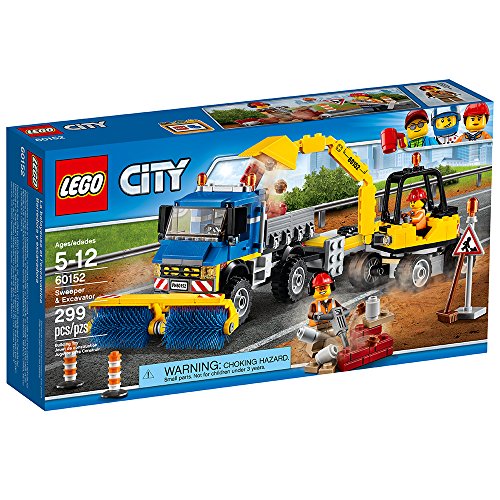 LEGO City Great Vehicles Sweeper & Excavator 60152