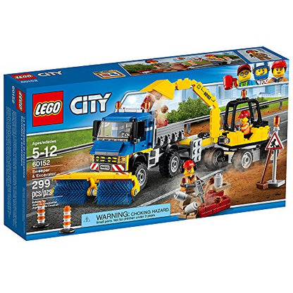 LEGO City Great Vehicles Sweeper & Excavator 60152