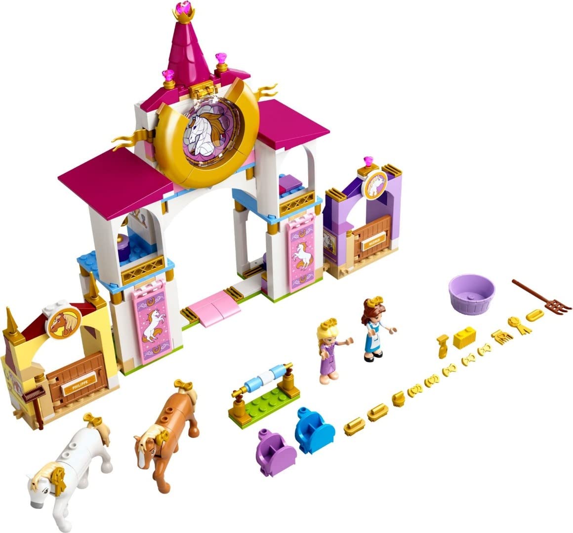 LEGO Disney Princess Belle and Rapunzel's Royal Stables 43195