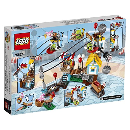 LEGO The Angry Birds Movie Pig City Teardown 75824