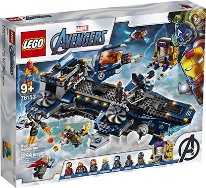 LEGO Marvel Avengers Helicarrier 76153 Fun LEGO Brick Building Toy with Marvel Avengers Action Minifigures, Great Kids Who Love Airplanes and Superhero Adventures (1,244 Pieces)