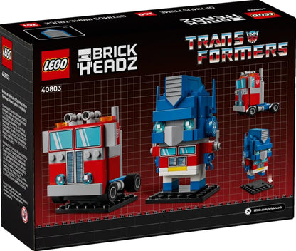 LEGO BrickHeadz Optimus Prime Robot & Vehicle 40803