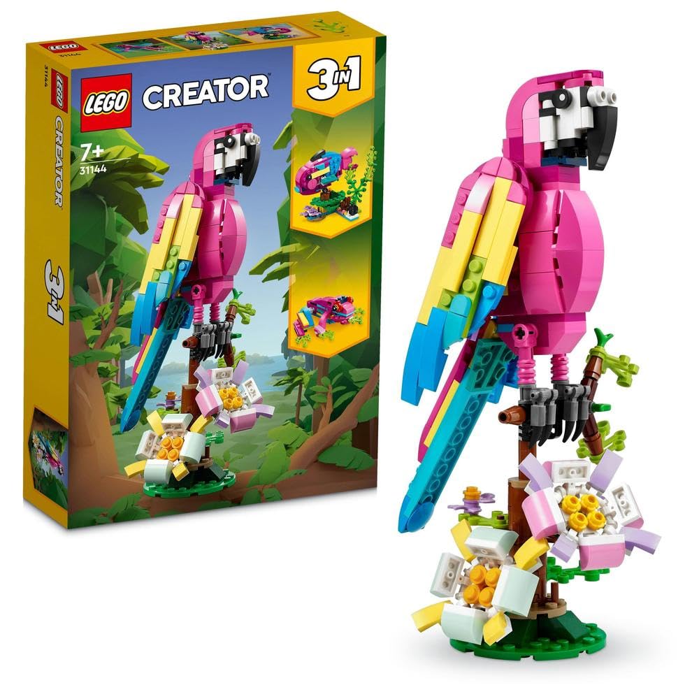LEGO® Creator Exotischer pinkfarbener Papagei 31144