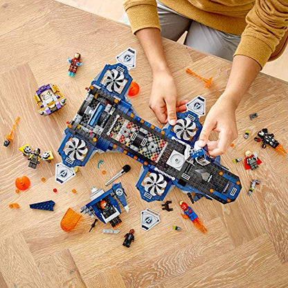 LEGO Marvel Avengers Helicarrier 76153 Fun LEGO Brick Building Toy with Marvel Avengers Action Minifigures, Great Kids Who Love Airplanes and Superhero Adventures (1,244 Pieces)
