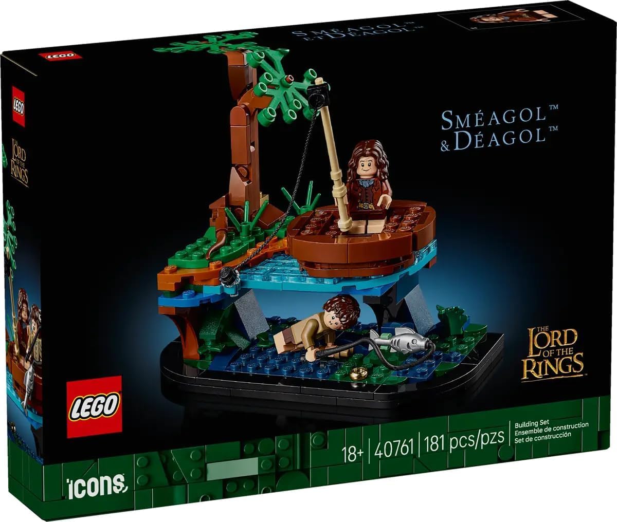 LEGO Icons The Lord of The Rings: Sméagol & Déagol 40761