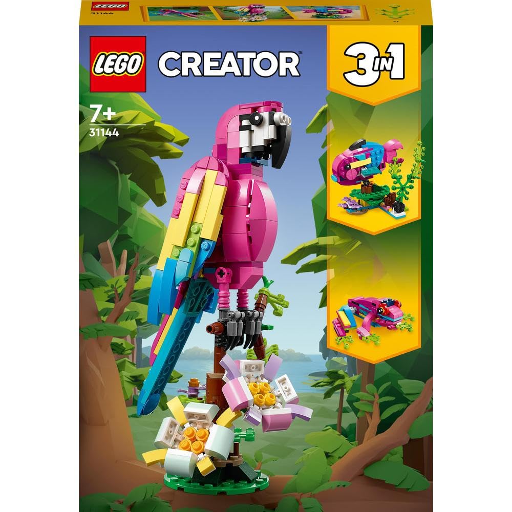 LEGO® Creator Exotischer pinkfarbener Papagei 31144
