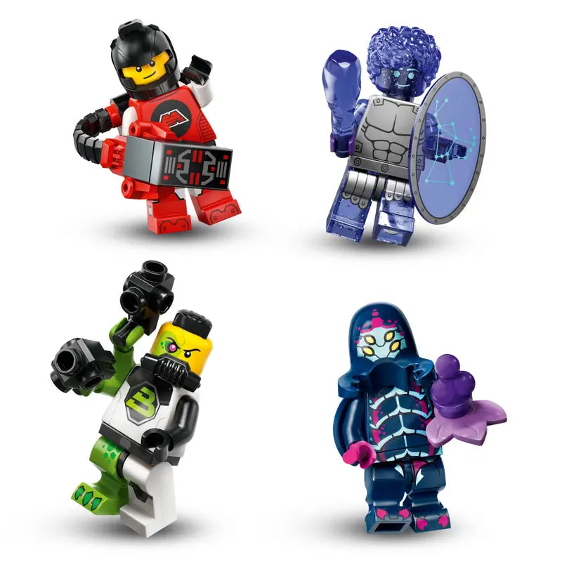 LEGO® Minifigures Series 26 Space (71046) Orion, M-Tron Powerlifter, Blacktron Mutant and Alien Beetlezoid