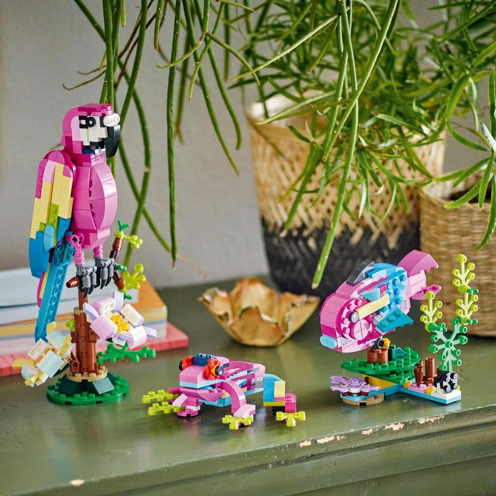 LEGO® Creator Exotischer pinkfarbener Papagei 31144