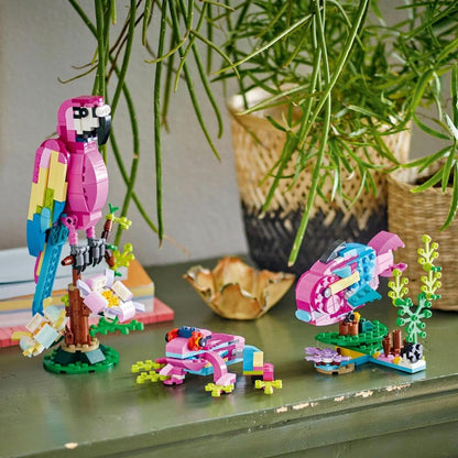 LEGO® Creator Exotischer pinkfarbener Papagei 31144