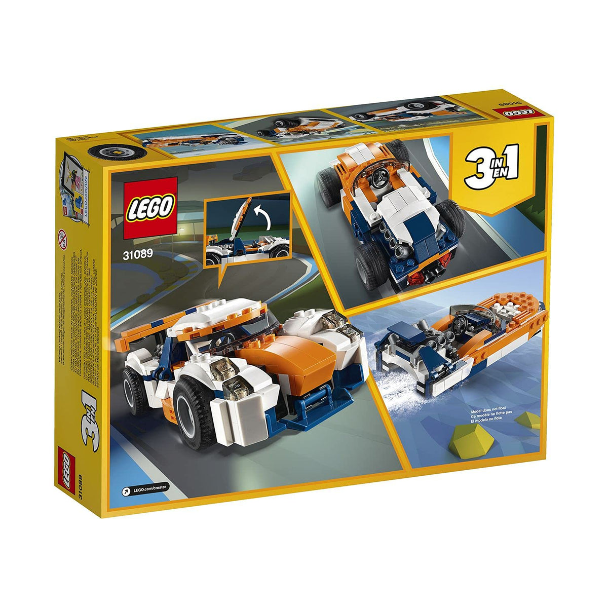 LEGO Creator 3in1 Sunset Track Racer 31089