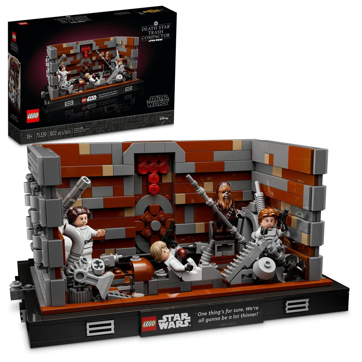 LEGO Star Wars Death Star Trash Compactor Diorama 75339