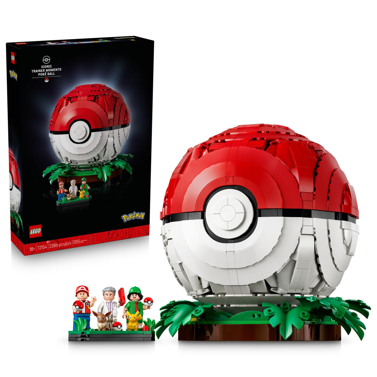 LEGO Pokémon Iconic Trainer Moments Poké Ball 72154