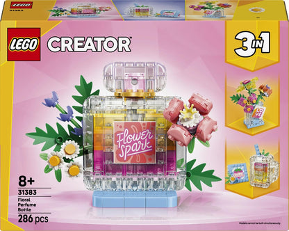 LEGO Creator Perfume Bottle: Flower Crush Toy, Birthday Gift 31383