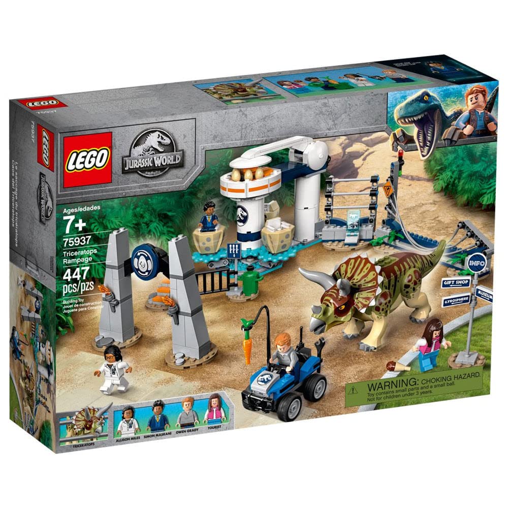 LEGO® Jurassic World™ Triceratops Rampage 75937