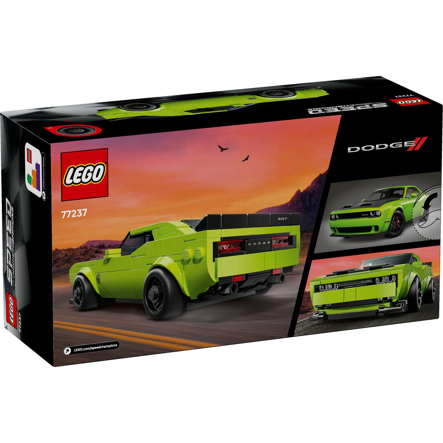 LEGO® Speed Champions Dodge Challenger SRT Hellcat Sports Car 77237