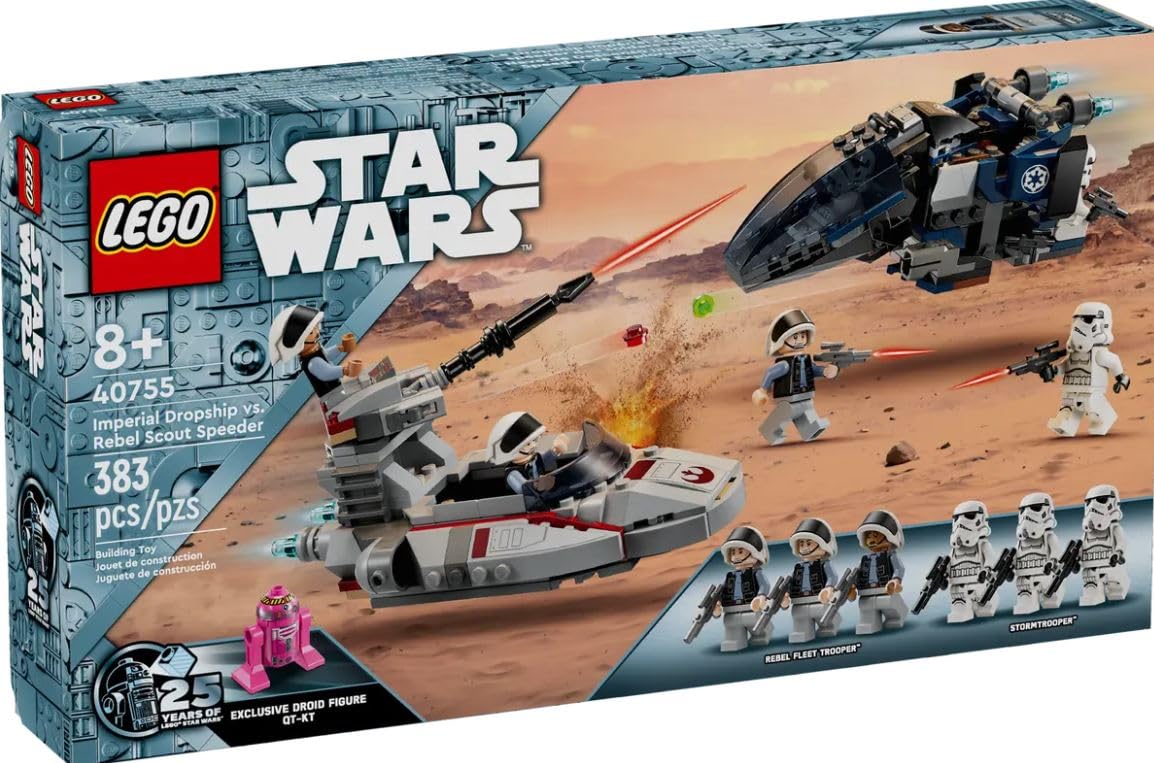 LEGO Star Wars Imperial Dropship vs. Rebel Scout Speeder 40755