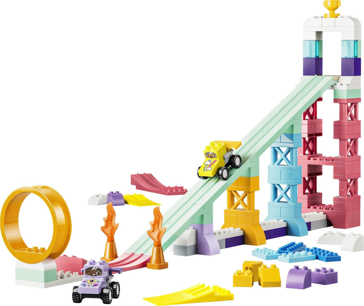 LEGO® DUPLO® Town 3 in 1 Creative Ramps with Vehicles 10478