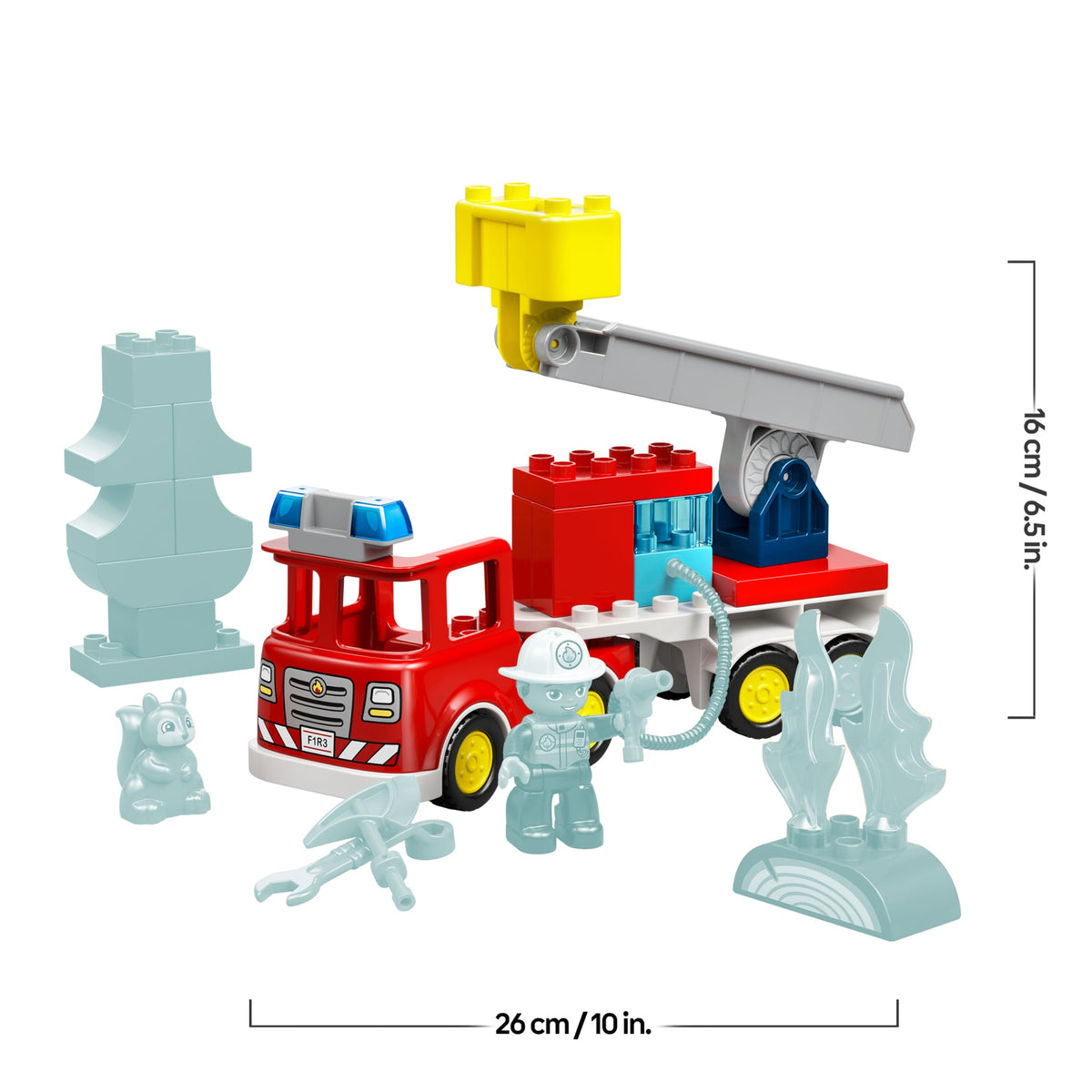 LEGO DUPLO Fire Truck with Hose and Firefighter 10473
