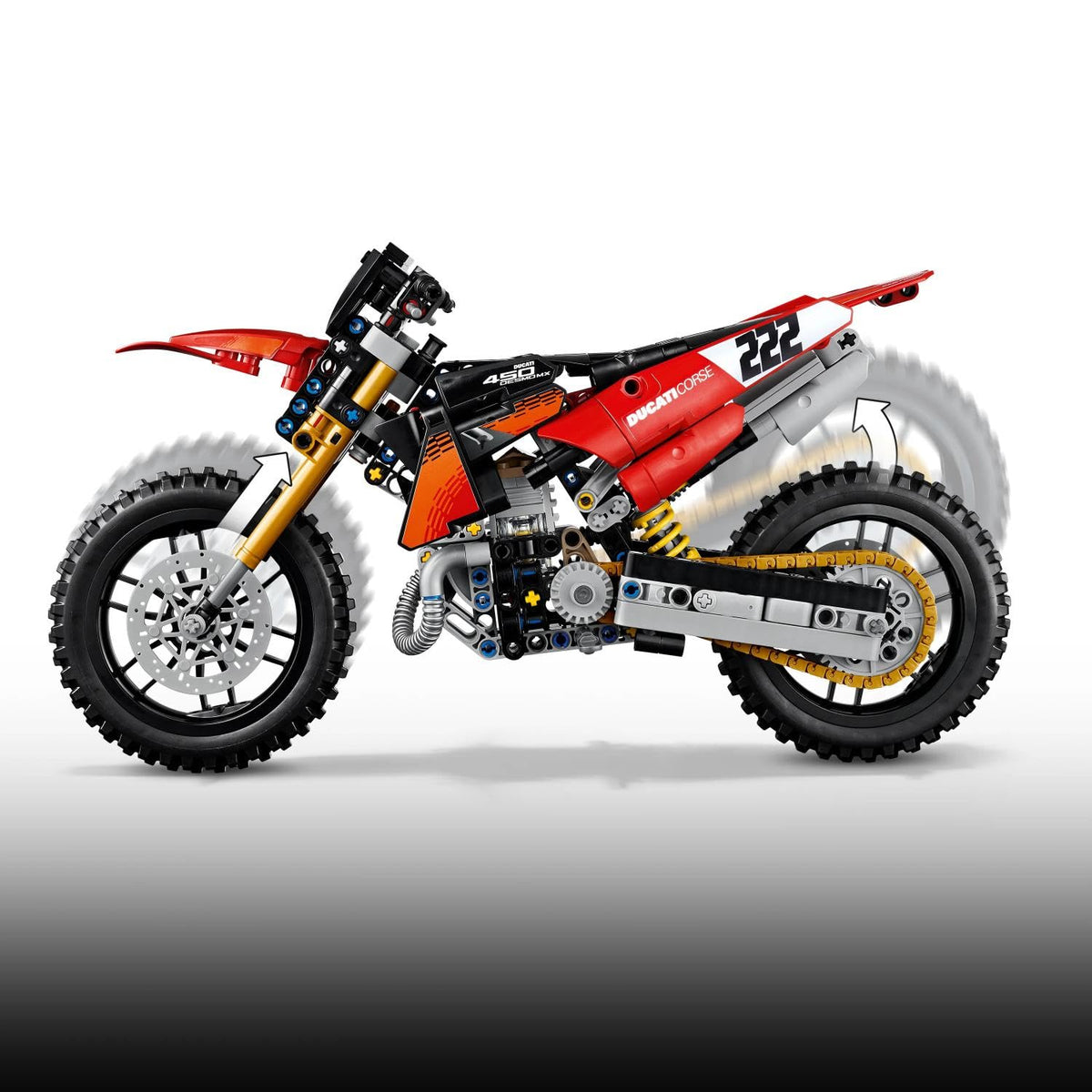 LEGO Technic Ducati Desmo450 MX Factory Bike 42238