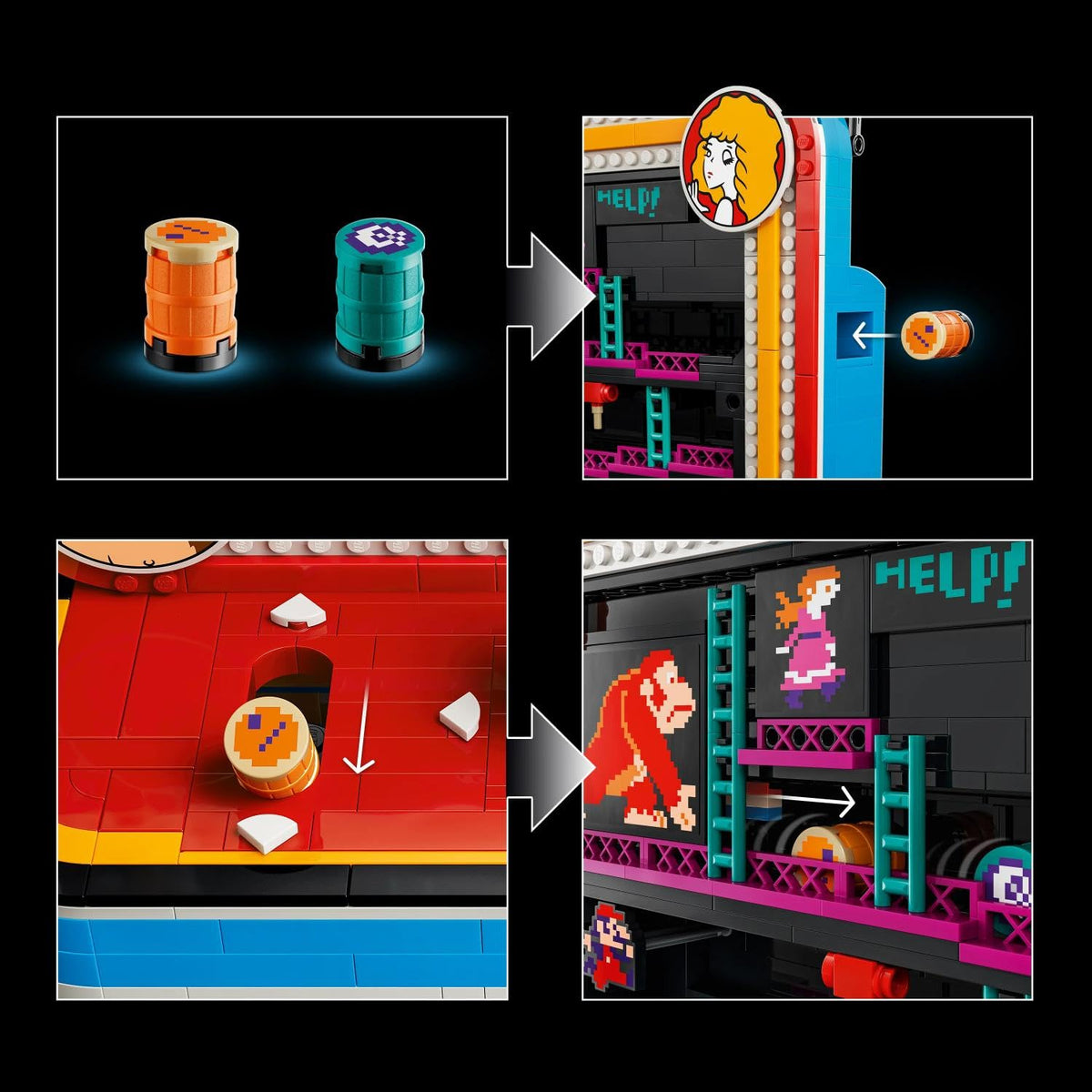 LEGO Super Mario Donkey Kong Arcade Game 72051