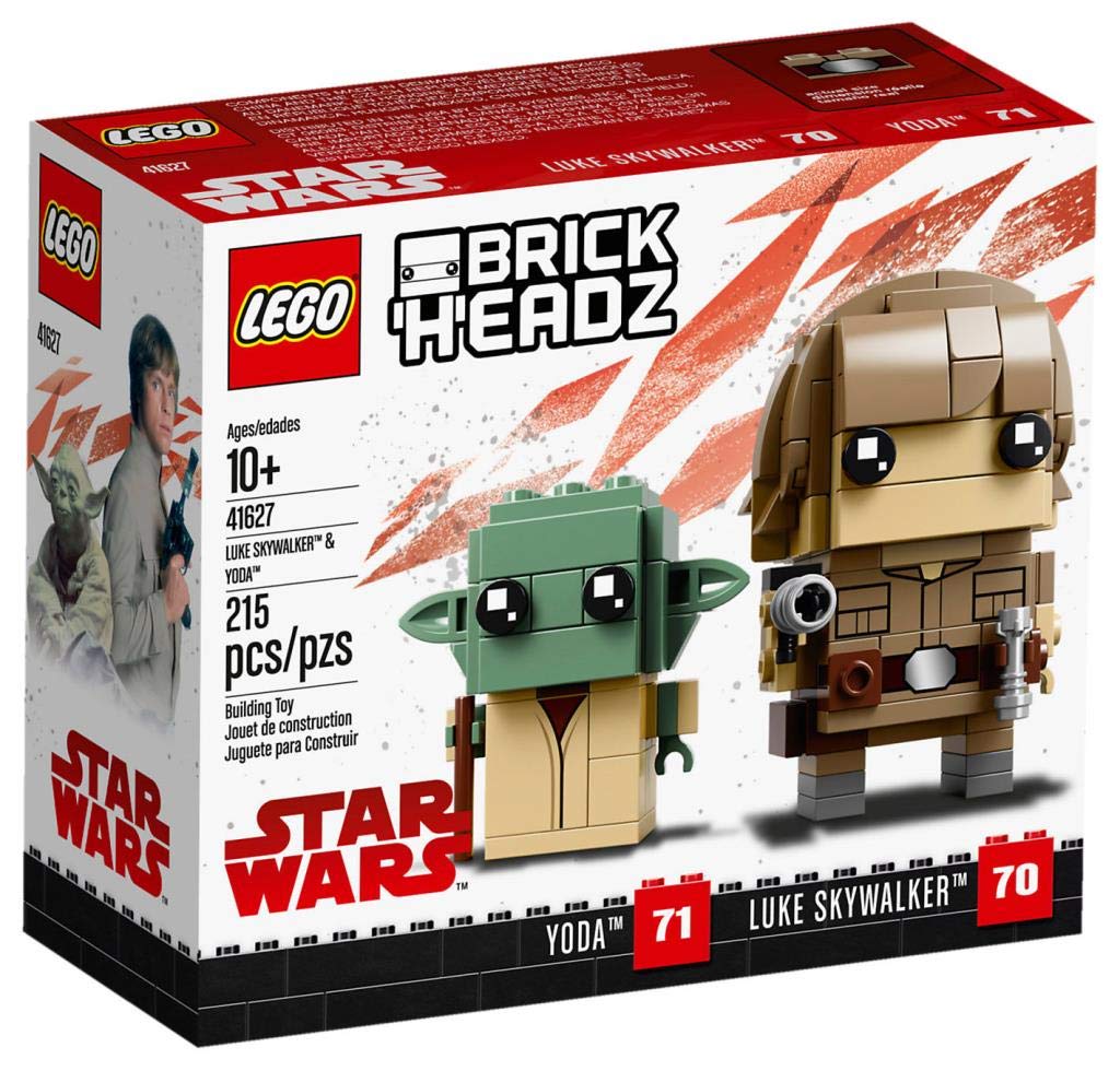 LEGO BrickHeadz Luke Skywalker & Yoda 41627