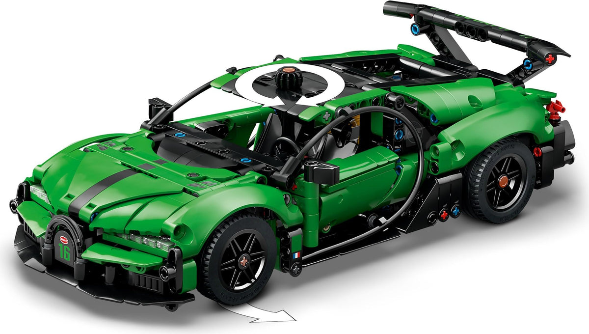 LEGO Technic Green Bugatti Chiron Pur Sport Hypercar Set 42241