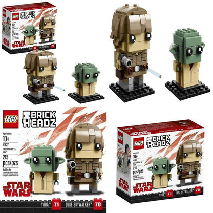 LEGO BrickHeadz Luke Skywalker & Yoda 41627