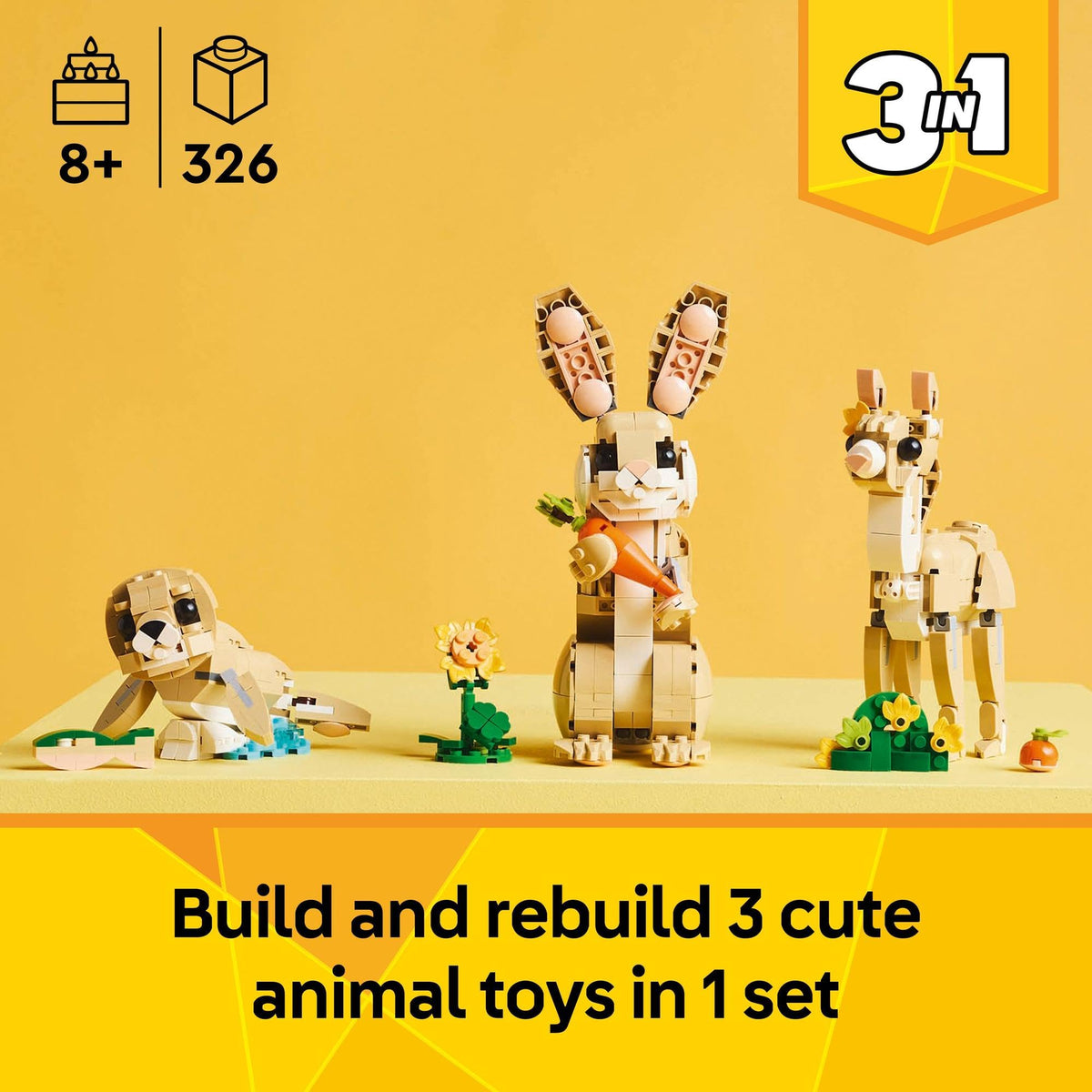 LEGO Creator 3in1 Cute Bunny 31162