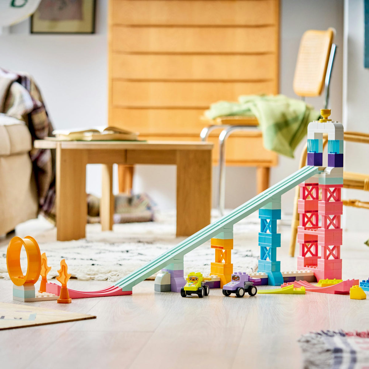 LEGO® DUPLO® Town 3 in 1 Creative Ramps with Vehicles 10478