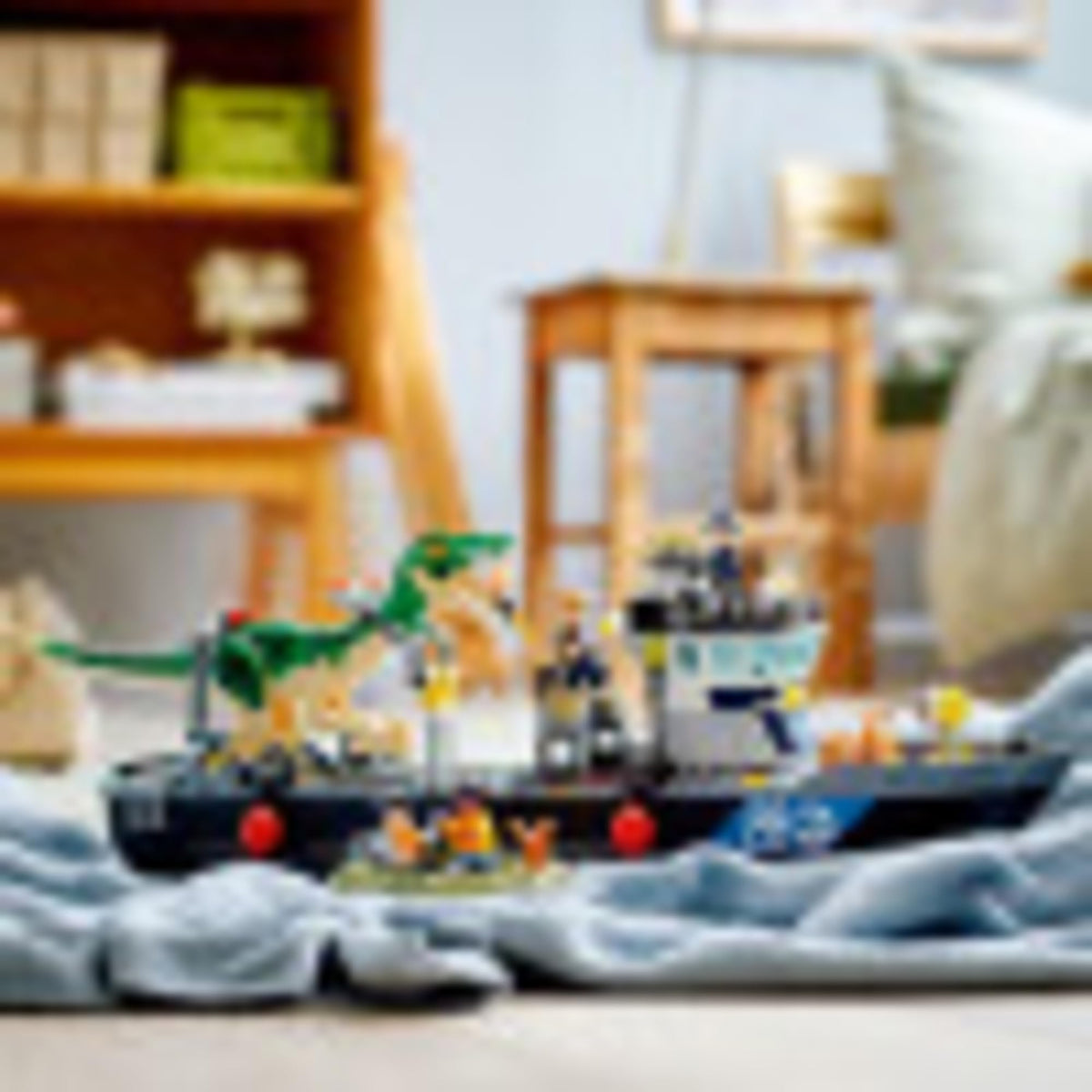 LEGO Jurassic World Baryonyx Dinosaur Boat Escape 76942