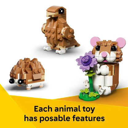 LEGO Creator 3 in 1 Cute Hamster with a Flower 31376