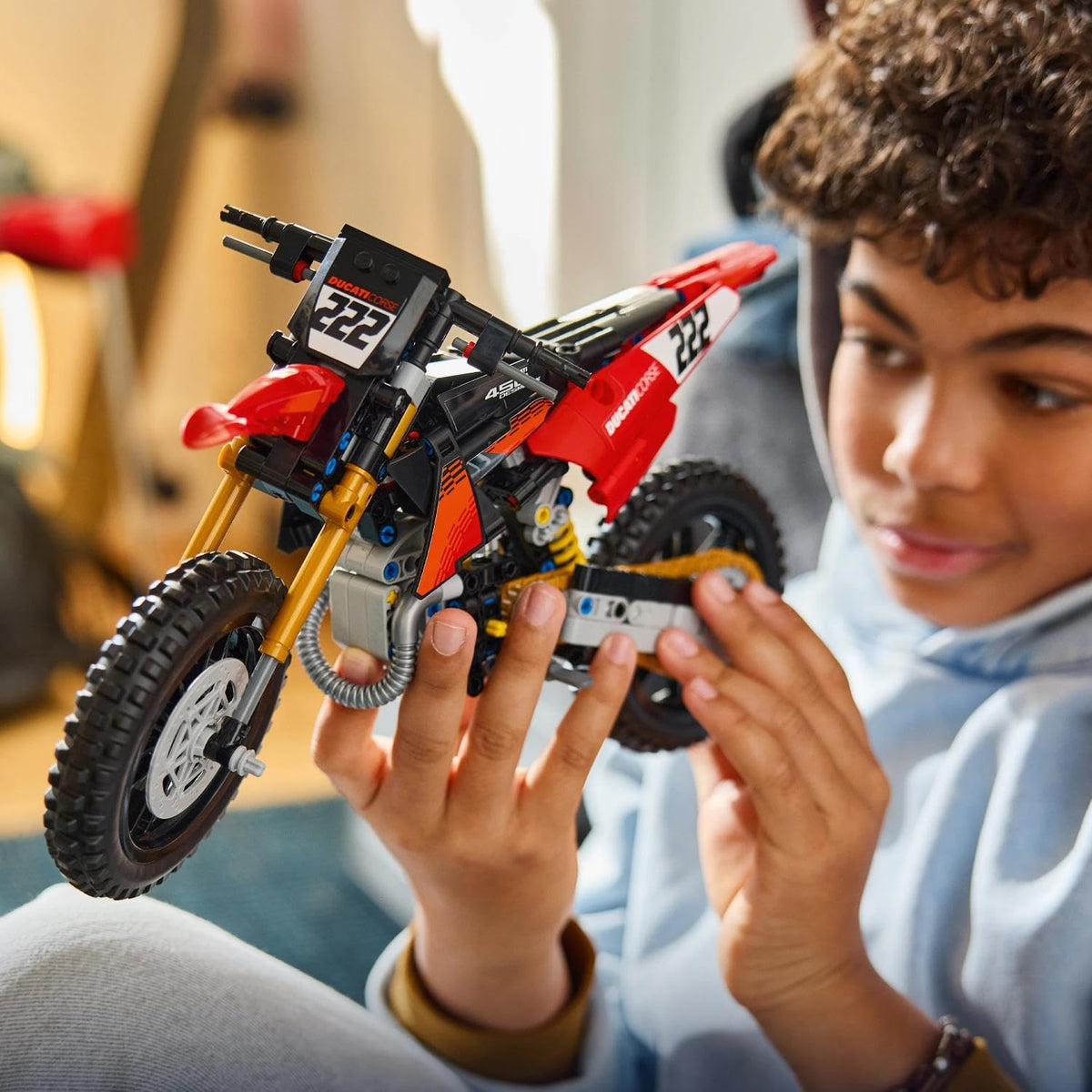 LEGO Technic Ducati Desmo450 MX Factory Bike 42238