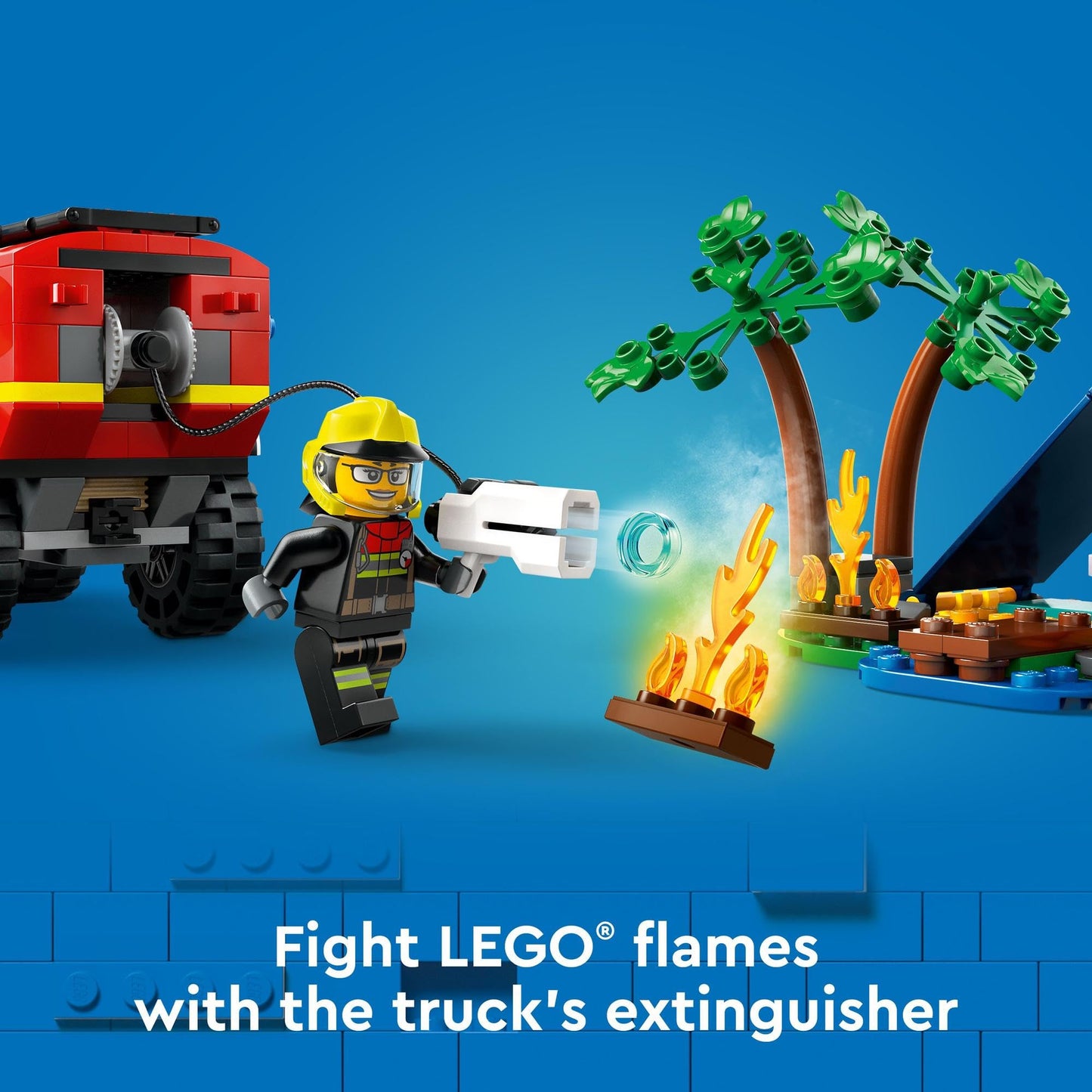 LEGO City 4x4 Fire Engine with Rescue Boat T60412