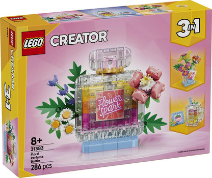 LEGO Creator Perfume Bottle: Flower Crush Toy, Birthday Gift 31383