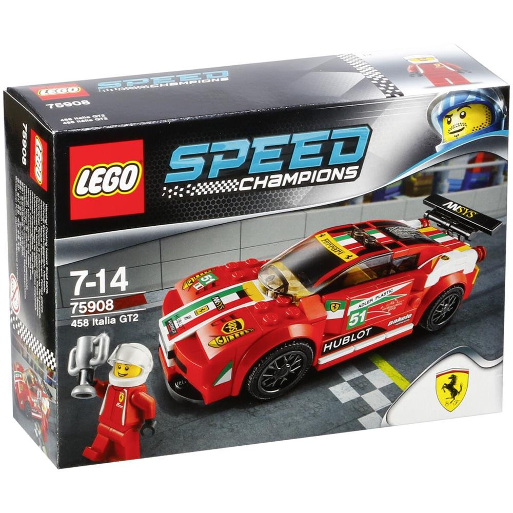 LEGO Speed Champions 75908 Jeu De Construction - Ferrari 458 Italia Gt2