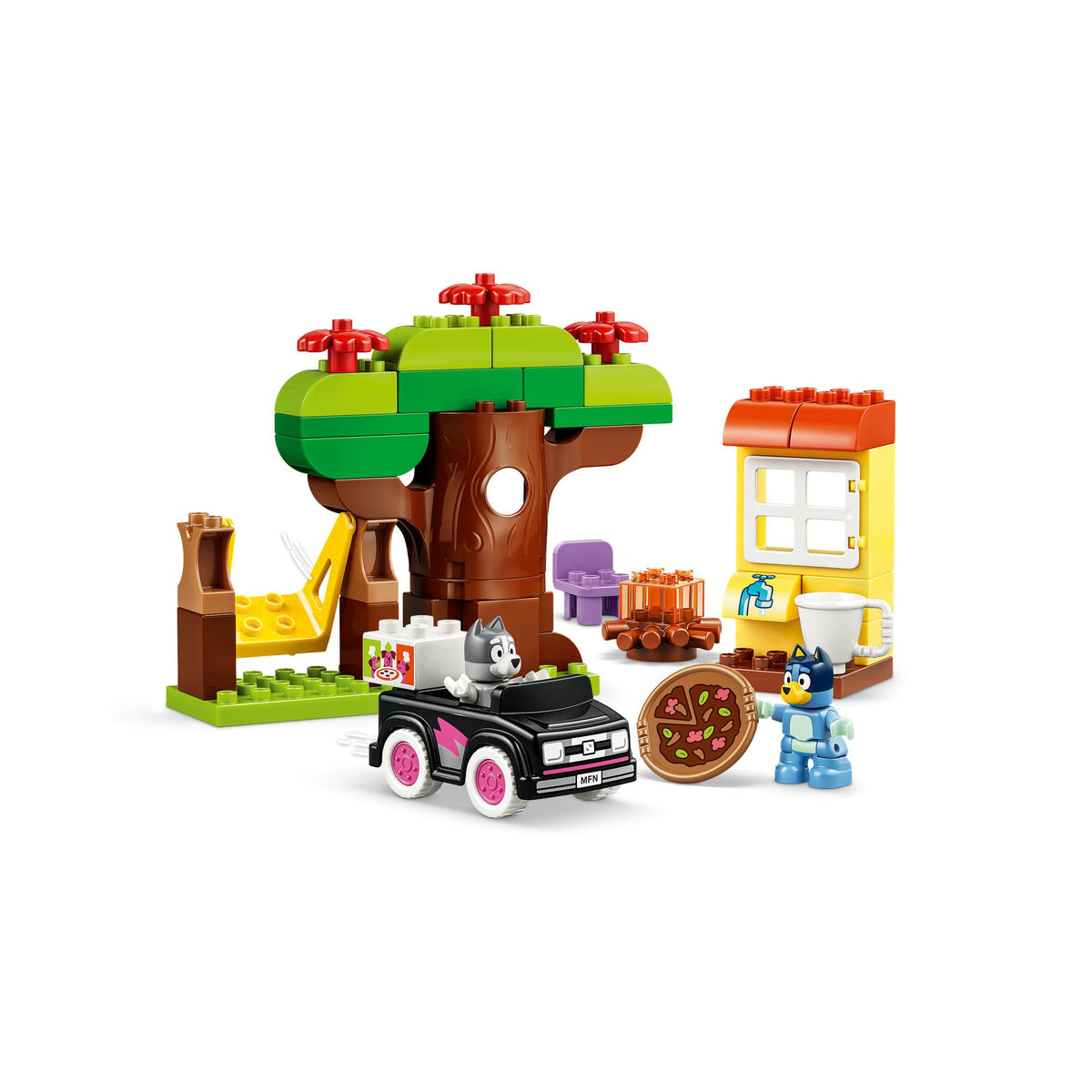 LEGO® DUPLO® Bluey Pizza Girls with Muffin and Bluey 10469