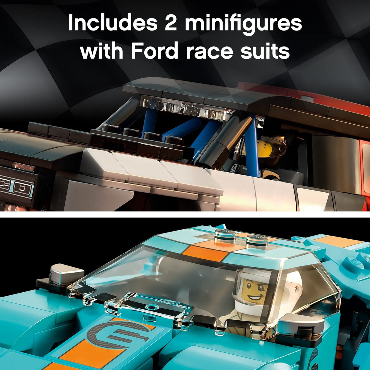 LEGO 76905 Speed Champions Ford GT Heritage Edition and Bronco R
