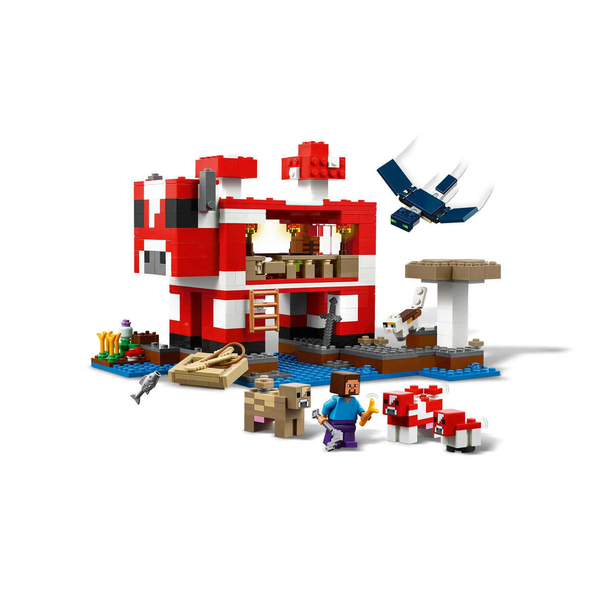 LEGO Minecraft The Mooshroom House 21270