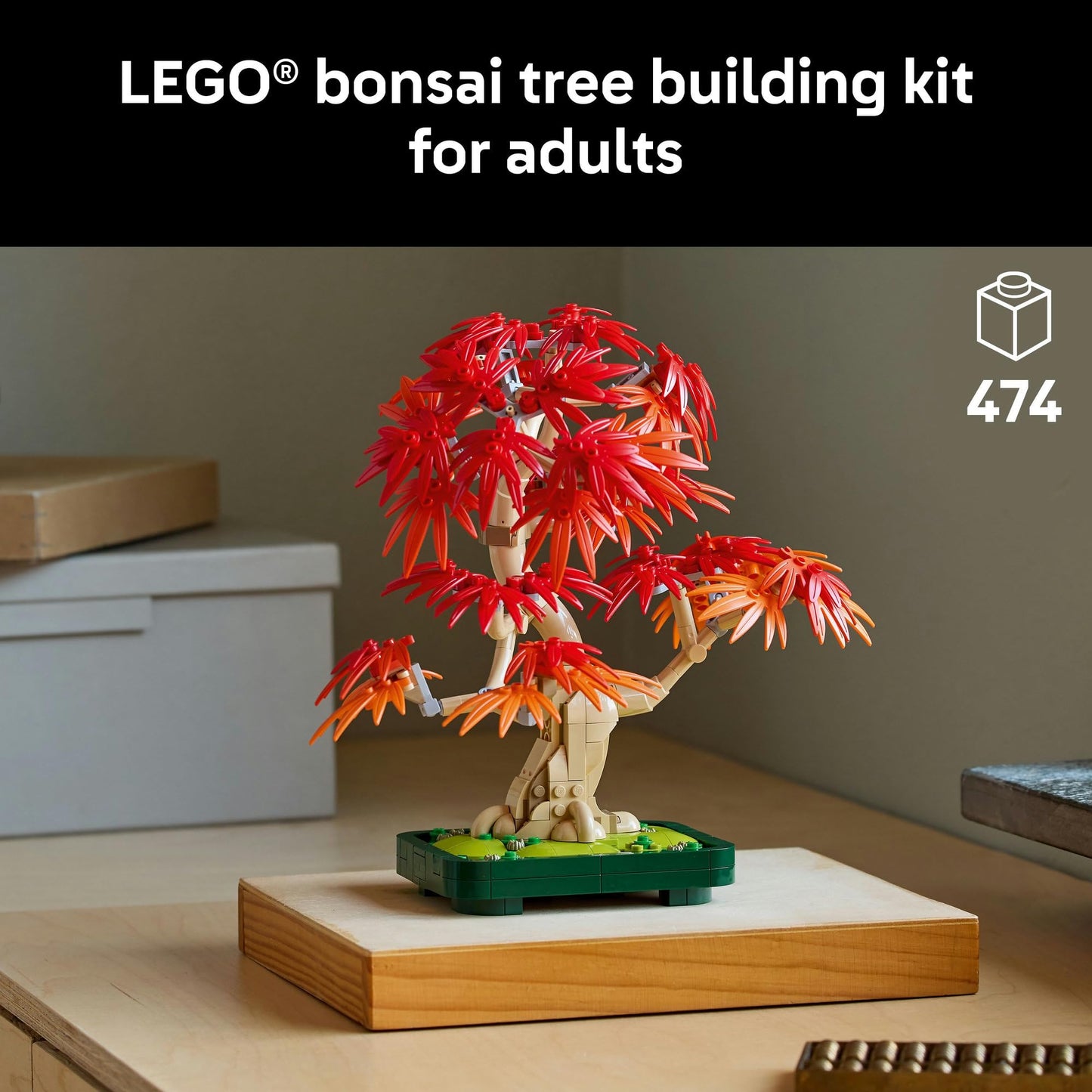LEGO Botanicals Japanese Red Maple Bonsai Tree 10348