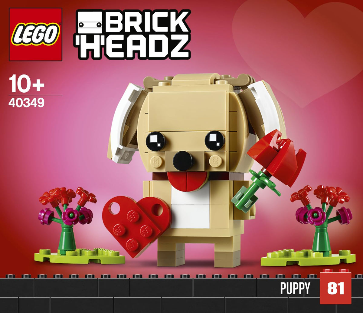 LEGO BrickHeadz Valentine's Puppy 40349