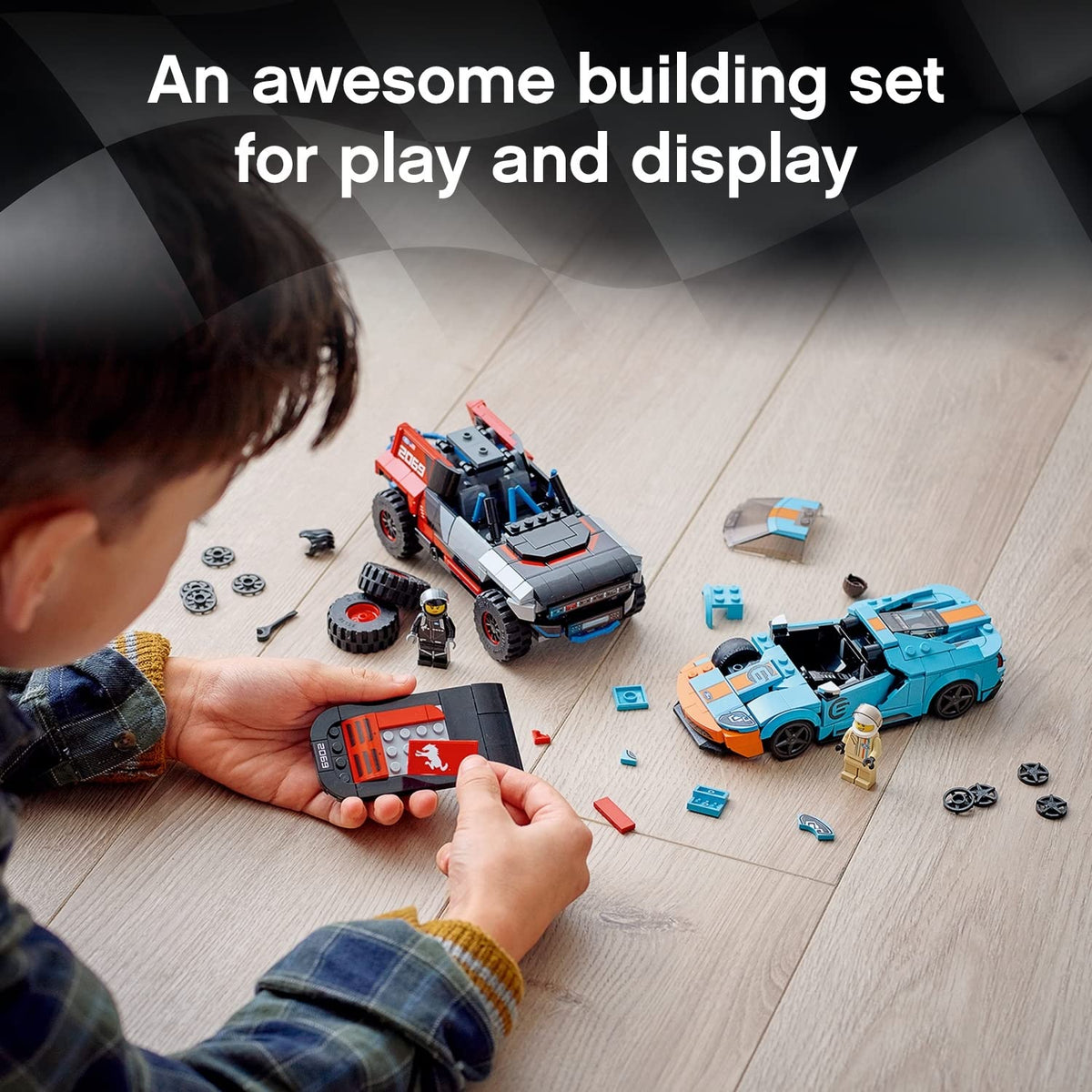 LEGO 76905 Speed Champions Ford GT Heritage Edition and Bronco R