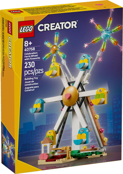 LEGO® Ferris Wheel with Fireworks 40758