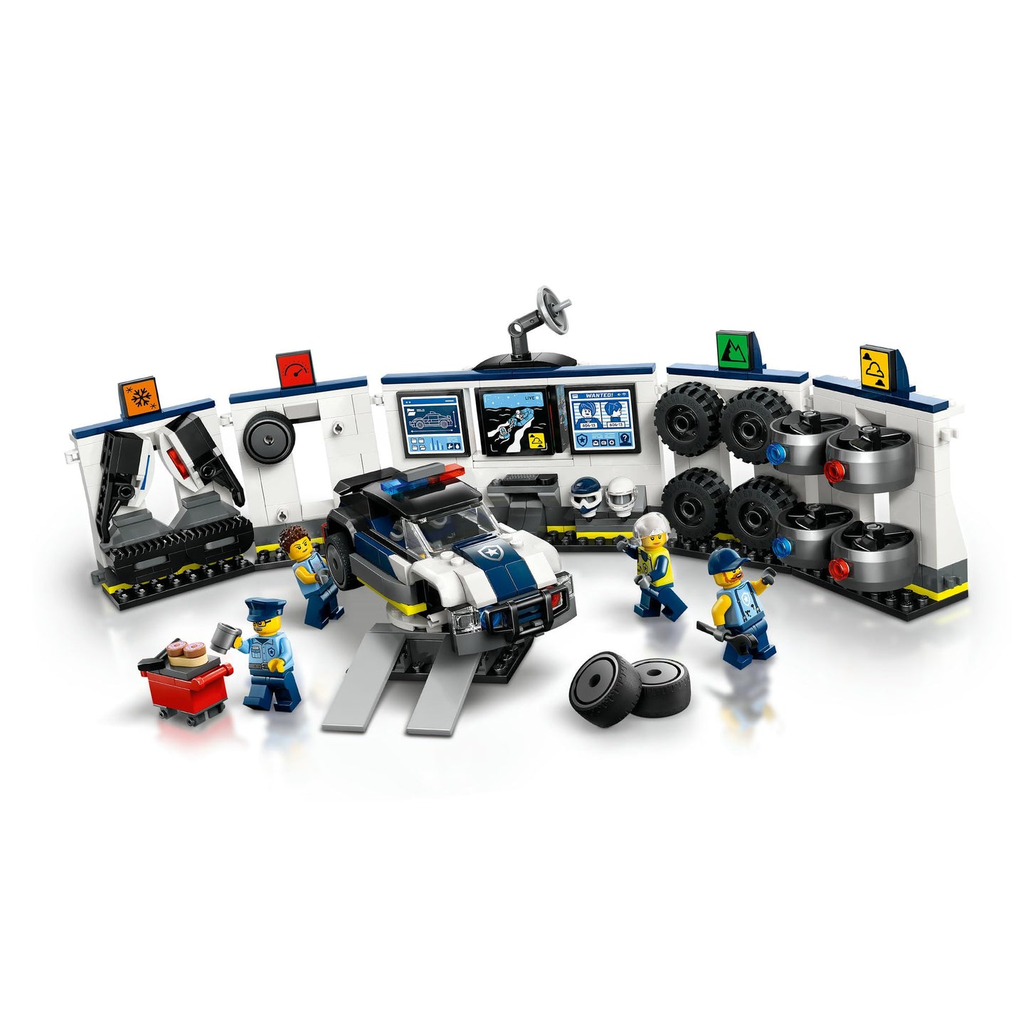 LEGO City Custom Police Car Garage 60457
